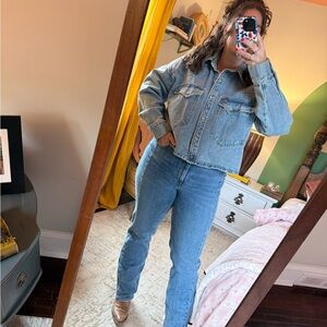 Abercrombie & Fitch Light Blue Straight Leg Jeans